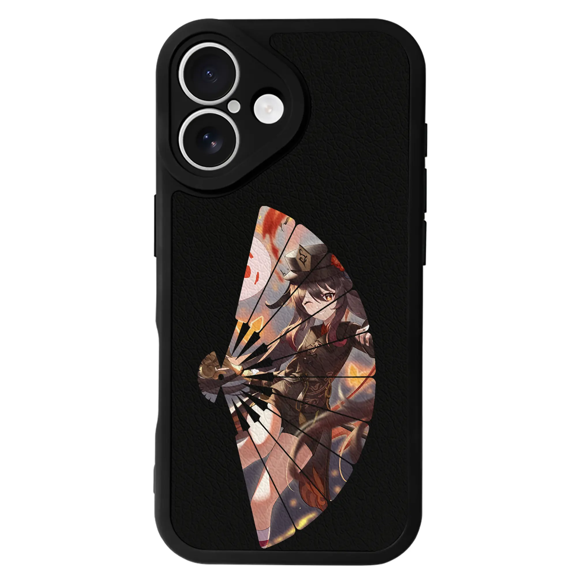 原 神 グッズ フータオ - IPhone 16シリーズ対応 ・ シリコンスマホケース ・ レザー調 ・ 高精度フィット ・ 耐衝撃 ・ ワイヤレス充電対応 ・ 精密カット